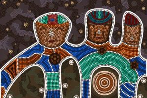 A group of people with different colors.